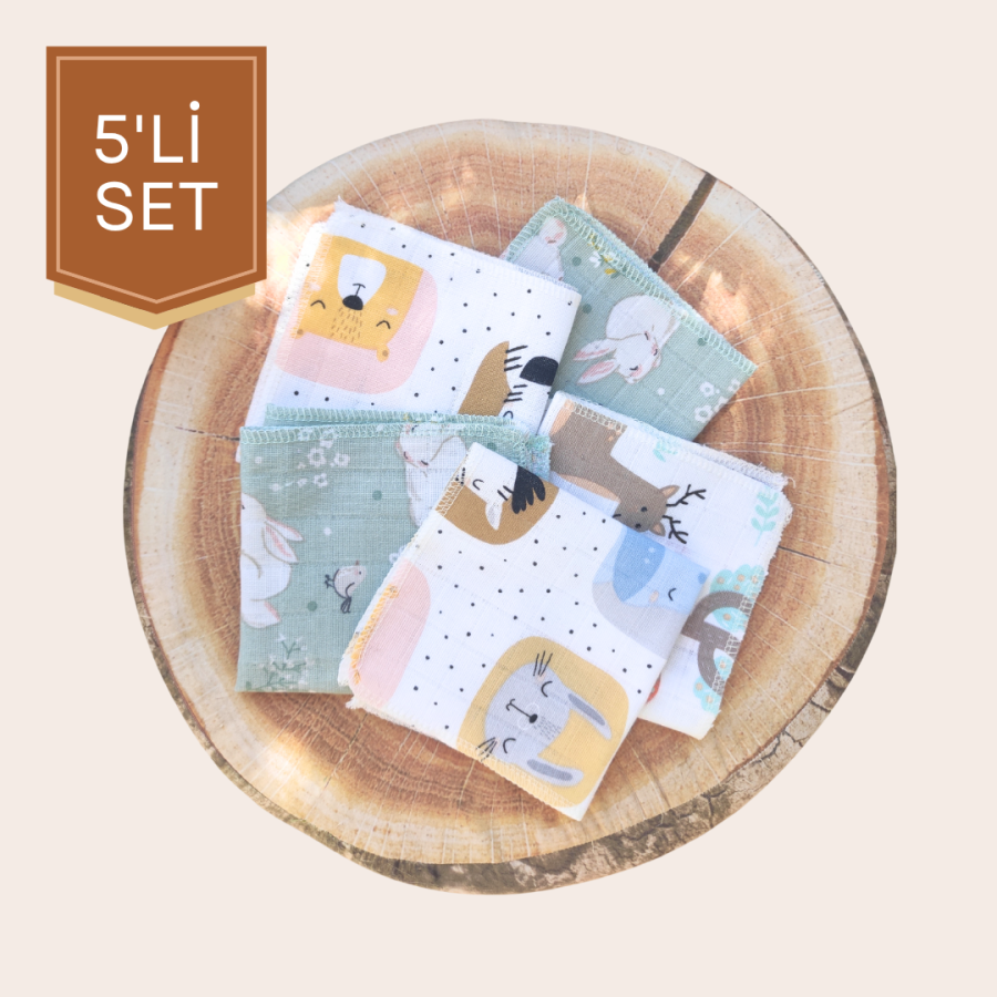 Ağız Mendili 5’li Set