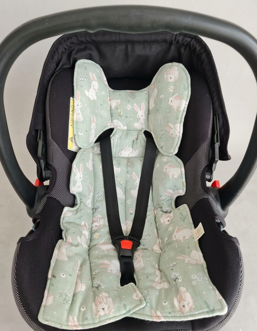 Mint Bunny Oto Koltuk Minderi